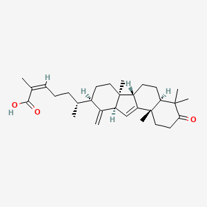 (Z,6R)-6-[(4aR,6aS,6bS,9R,10aS,11bS)-4,4,6b,11b-tetramethyl-10-methylidene-3-oxo-1,2,4a,5,6,6a,7,8,9,10a-decahydrobenzo[a]fluoren-9-yl]-2-methylhept-2-enoic acid