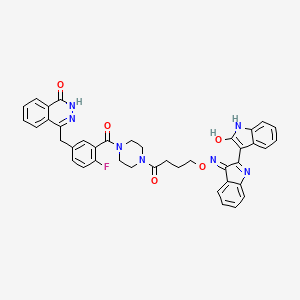 molecular formula C40H34FN7O5 B12368411 Parp1-IN-16 