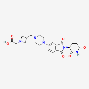 molecular formula C23H27N5O6 B12368444 E3 Ligase Ligand-linker Conjugate 93 