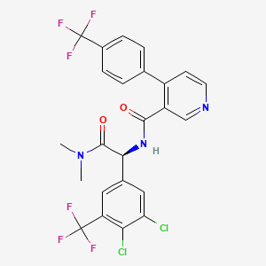 molecular formula C24H17Cl2F6N3O2 B12368454 Nkg2D-IN-2 