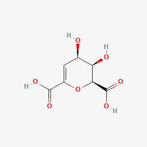 2,6-Anhydro-3-deoxy-D-lyxo-hept-2-enaric acid