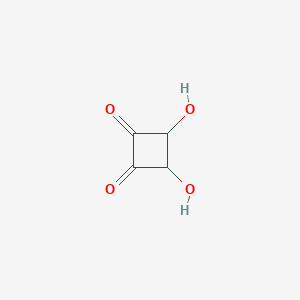 molecular formula C4H4O4 B12368489 3,4-Dihydroxycyclobutane-1,2-dione 