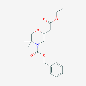 molecular formula C18H25NO5 B12368502 GABAB receptor antagonist 3 