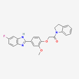 molecular formula C24H20FN3O3 B12368518 Tubulin polymerization-IN-50 