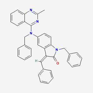 molecular formula C38H30N4O B12368522 PI3K|A-IN-21 