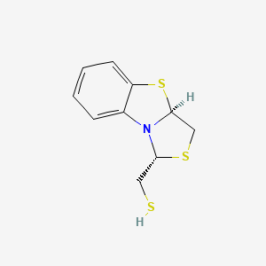 molecular formula C10H11NS3 B12368566 Metallo-|A-lactamase-IN-15 