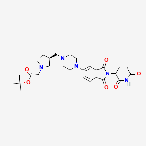 molecular formula C28H37N5O6 B12368576 E3 ligase Ligand-Linker Conjugate 29 