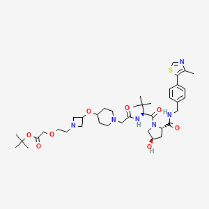 molecular formula C40H60N6O8S B12368580 E3 ligase Ligand-Linker Conjugate 46 