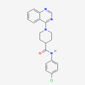 N-(4-chlorophenyl)-1-quinazolin-4-ylpiperidine-4-carboxamide