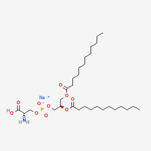 sodium;[(2S)-2-amino-2-carboxyethyl] [(2R)-2,3-di(dodecanoyloxy)propyl] phosphate