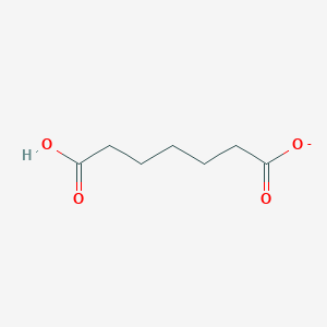 molecular formula C7H11O4- B1236862 庚二酸 