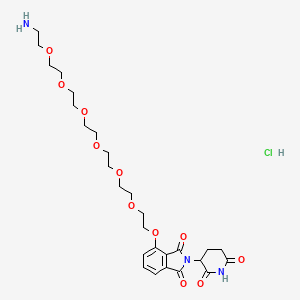 Pomalidomide-PEG7-NH2 (hydrochloride)