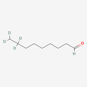 molecular formula C9H18O B12368655 Nonanal-d4 