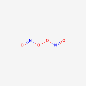 molecular formula N2O4 B1236867 1,2-Dinitrosodioxidane 