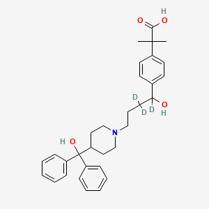 molecular formula C32H39NO4 B12368700 Fexofenadine-d3-1 