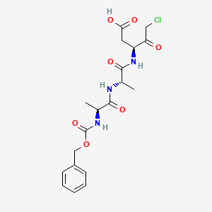 molecular formula C19H24ClN3O7 B12368718 Z-Ala-Ala-Asp-CMK 