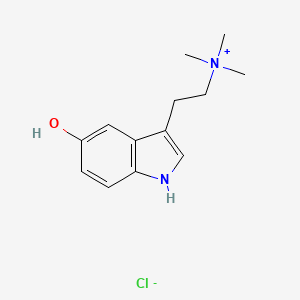 2-(5-hydroxy-1H-indol-3-yl)ethyl-trimethylazanium;chloride