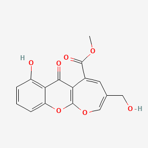 molecular formula C16H12O7 B1236875 Fusidienol CAS No. 157173-61-0