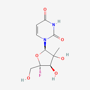 1-[(2R,4R,5S)-5-fluoro-3,4-dihydroxy-5-(hydroxymethyl)-3-methyloxolan-2-yl]pyrimidine-2,4-dione