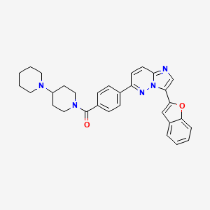 molecular formula C31H31N5O2 B12368782 Mnk1/2-IN-7 