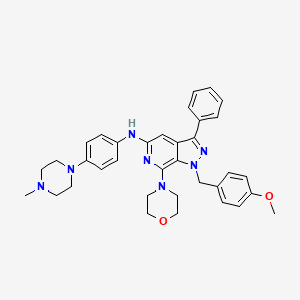 molecular formula C35H39N7O2 B12368787 ATP Synthesis-IN-3 