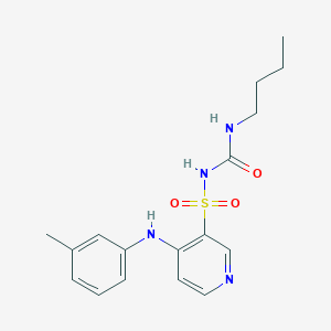 molecular formula C17H22N4O3S B123688 去异丙基丁基托拉塞米 CAS No. 160972-33-8