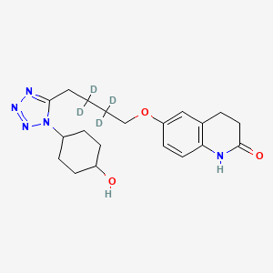 molecular formula C20H27N5O3 B12368820 4'-trans-Hydroxy Cilostazol-d4 