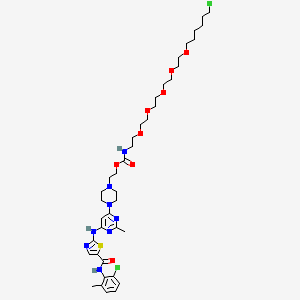 molecular formula C39H58Cl2N8O8S B12368822 DA5-Htl 