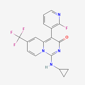 molecular formula C17H12F4N4O B12368841 Mat2A-IN-13 