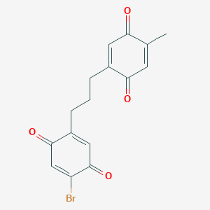 molecular formula C16H13BrO4 B12368843 SARS-CoV-2-IN-84 