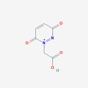 molecular formula C6H5N2O4+ B12368850 1(2H)-Pyridazineacetic acid, 3,6-dihydro-3,6-dioxo- 