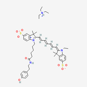 molecular formula C49H66N4O8S2 B12368870 Cy7 tyramide 