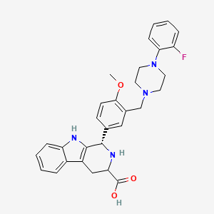 molecular formula C30H31FN4O3 B12368896 cis-Ned19 