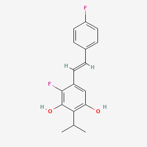 molecular formula C17H16F2O2 B12368906 AhR agonist 5 