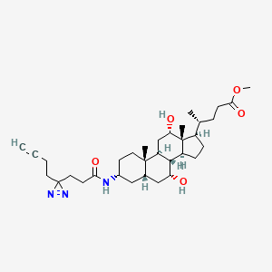 molecular formula C33H51N3O5 B12368932 Bile acid probe 1 