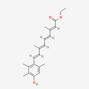 molecular formula C22H28O3 B1236894 4-Hydroxyetretinate CAS No. 66757-07-1