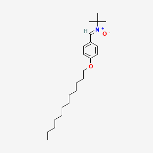 molecular formula C23H39NO2 B1236895 alpha-(4-Dodecyloxyphenyl)-N-tert-butyl nitrone CAS No. 80311-20-2