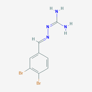 2-(3,4-Dibromobenzylidene)hydrazinecarboximidamide