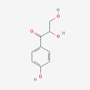 molecular formula C9H10O4 B12369000 2,3-Dihydroxy-1-(4-hydroxyphenyl)propan-1-one 