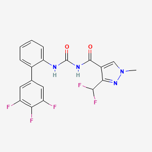 molecular formula C19H13F5N4O2 B12369065 Sdh-IN-12 