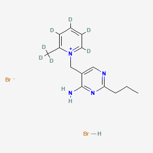 molecular formula C14H20Br2N4 B12369081 Amprolium-d7 (bromide hydrobromide) 