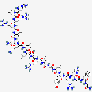 molecular formula C111H185N39O23 B12369086 Lynronne-2 