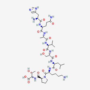 molecular formula C43H73N13O13 B12369110 PKC-|A translocation inhibitor peptide 