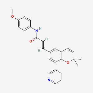 molecular formula C26H24N2O3 B12369124 Hif-1|A-IN-7 