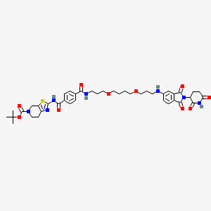 molecular formula C42H51N7O10S B12369238 PROTAC Aster-A degrader-1 