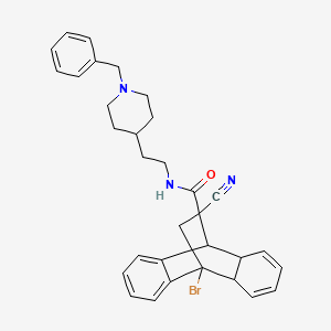 molecular formula C32H34BrN3O B12369250 Znf207-IN-1 