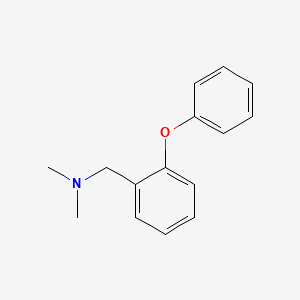 molecular formula C15H17NO B12369261 5-HT/NA Reuptake inhibitor-1 