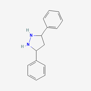 molecular formula C15H16N2 B12369306 3,5-Diphenylpyrazolidine 