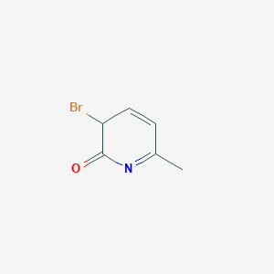 molecular formula C6H6BrNO B12369331 3-bromo-6-methyl-3H-pyridin-2-one 