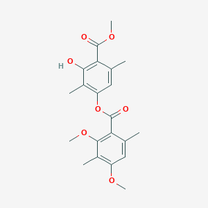 Methyl 4-(2,4-dimethoxy-3,6-dimethylbenzoyl)oxy-2-hydroxy-3,6-dimethylbenzoate